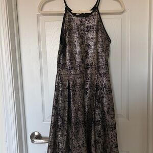 Nordstrom Black and Gold Women's Dress